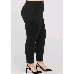 Spanx The Perfect Pant Womens Plus 1X Navy Ankle 4-Pocket Ponte Stretch Pants